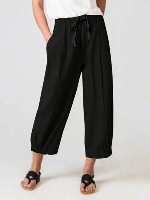 Cotton And Linen Casual Pants