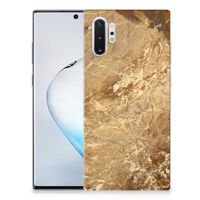 Samsung Galaxy Note 10 Plus TPU Siliconen Hoesje Marmer Creme