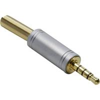 BKL ELECTRONIC Jack 3.5 mm mannelijk, Recht 1103088 Aantal polen (Num): 4 stereo Goud 1 pc(s)