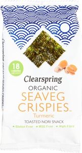 Clearspring Seaveg crispies turmeric bio (4 gr)