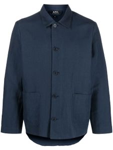 A.P.C. veste à boutonnière - Bleu