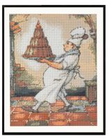 Grafix Diamond Painting Anton Pieck Bakker 40x50cm - thumbnail