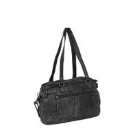 Justified Bags Justified® Roma - Handtas - Schoudertas - Shopper -Black