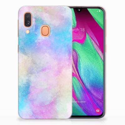 Hoesje maken Samsung Galaxy A40 Watercolor Light Hoesje maken Samsung Galaxy A40 Watercolor Light