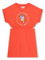 SONIA RYKIEL ENFANT robe courte brodée de sequins - Orange