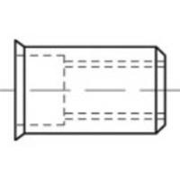 TOOLCRAFT TO-5380422 Popmoer M8 RVS 100 stuk(s)