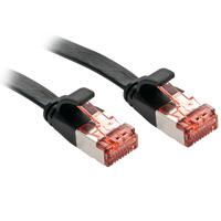 LINDY 47574 RJ45 Netwerkkabel, patchkabel CAT 6 U/UTP 5.00 m Zwart Snagless 1 stuk(s) - thumbnail