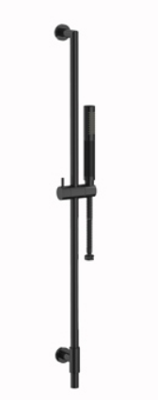 Plieger Roma glijstangset zwart chroom