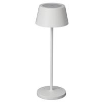 Maul MAULnina Tafellamp, draadloze tafellamp met duurzame batterij, oplaadbaar tot 10 uur, lamp dimbaar, voor bureau, nachtkastje en outdoor, wit