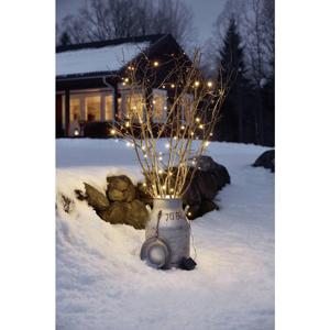 Konstsmide 3728-100 Micro-lichtketting Buiten werkt op batterijen Aantal lampen 80 LED Warmwit