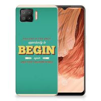 OPPO A73 4G Siliconen hoesje met naam Quote Begin