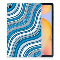 Samsung Galaxy Tab S6 Lite | S6 Lite (2022) Hippe Hoes Waves Blue