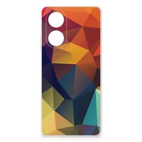 OPPO A58 4G TPU Hoesje Polygon Color