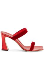 Giuseppe Zanotti mules Flaminia 85 mm en celours - Rouge - thumbnail