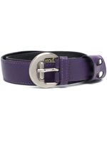 Versace Pre-Owned ceinture en cuir à boucle (années 1970) - Violet