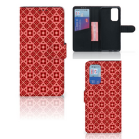 OnePlus 9 Pro Telefoon Hoesje Batik Rood