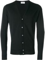 John Smedley cardigan à col v - Noir