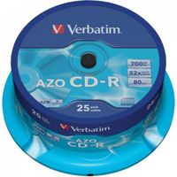 Verbatim CD-R AZO Crystal 700 MB 25 stuk(s) - thumbnail