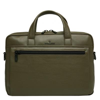 Castelijn & Beerens Nappa X Echo Laptop / Tablet Tas 15.6'' dark millitary