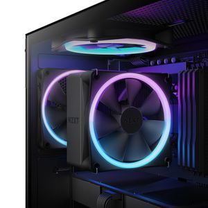 NZXT T120 RGB Processor Luchtkoeler 12 cm Zwart 1 stuk(s)