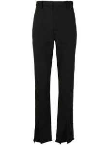 Dion Lee pantalon à détail de fente - Noir