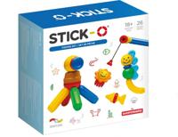 Stick O magnetische bouwset vissen 26 delig multicolor