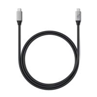 SATECHI USB 4 Pro Kabel, USB-IF Gecertificeerd, 240W Power Delivery, 8K@60Hz/ 4K@120Hz één Scherm, 4K@60Hz Twee Schermen, 40Gbps Gegevensoverdracht, Neerwaarts Compatibel Met 2.0 USB-C Apparaten (4FT)