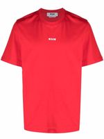 MSGM t-shirt à logo imprimé - Rouge