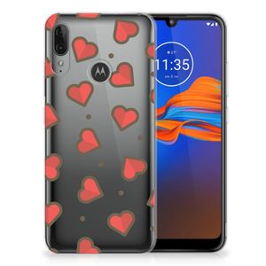 Motorola Moto E6 Plus TPU bumper Hearts