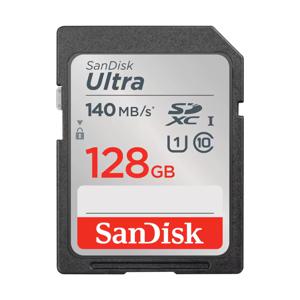 Geheugenkaart SANDISK ULTRA SDXC 128GB 140MB/s UHS-I Klasse 10