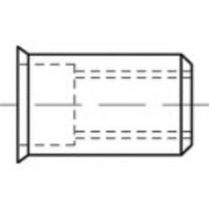 TOOLCRAFT TO-5380413 Popmoer M4 RVS 500 stuk(s)