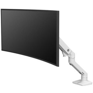 Ergotron HX Arm Desk Mount Monitor-tafelbeugel 1-voudig 38,1 cm (15) - 124,5 cm (49) Wit Draaibaar, In hoogte verstelbaar, Kantelbaar, Zwenkbaar