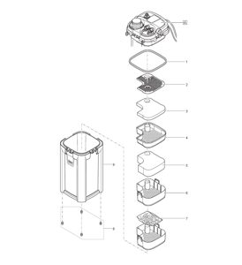 Vervang pompdeksel BioMaster 250 - 45146