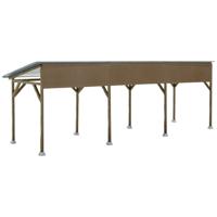 Kibri 38349 H0 houten carport Bouwpakket - thumbnail