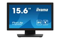 Iiyama ProLite T1634MC-B1S Touchscreen monitor Energielabel: E (A - G) 39.6 cm (15.6 inch) 1920 x 1080 Pixel 16:9 25 ms HDMI, DisplayPort, VGA IPS LCD - thumbnail