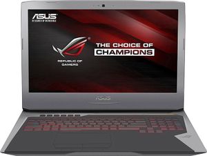 ASUS ROG G752VS-BA172T Notebook 43,9 cm (17.3") Full HD Zesde generatie Intel® Core™ i7 16 GB DDR4-SDRAM 1512 GB HDD+SSD NVIDIA® GeForce® GTX 1070 Wi-Fi 5 (802.11ac) Windows 10 Grijs