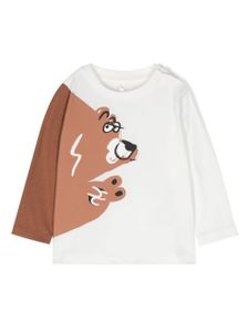 Stella McCartney Kids sweat en coton biologique à imprimé graphique - Blanc