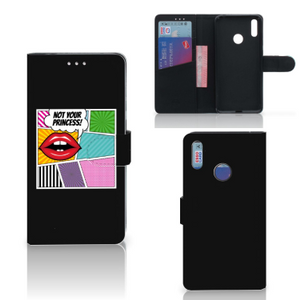 Huawei Y7 (2019) Wallet Case met Pasjes Popart Princess