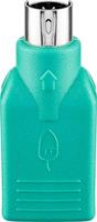 Wentronic USB-adapter (A-bus naar PS2-stekker), 68919 GB, groen, 1x
