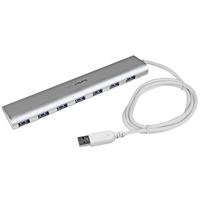 StarTech.com 7-Port USB Hub, USB A naar 7x USB-A Poorten, USB 5Gbps, Self-Powered, Compacte USB 3.0 Laptop Hub met Voeding