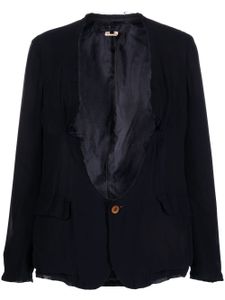 Comme Des Garçons Comme Des Garçons blazer à simple boutonnage - Noir