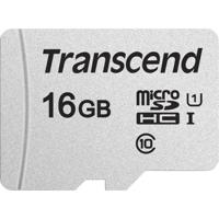 Transcend Premium 300S microSDHC-kaart 16 GB Class 10, UHS-I, UHS-Class 1 Incl. SD-adapter - thumbnail