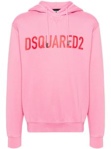 DSQUARED2 hoodie Cool Fit en coton - Rose