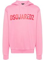 DSQUARED2 hoodie Cool Fit en coton - Rose