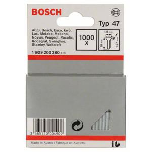 Bosch Accessories 1609200380 Nagels voor tacker Type 47 Afmeting, lengte 28 mm 1000 stuk(s)