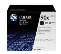 HP 90X originele high-capacity zwarte LaserJet tonercartridge, 2-pack