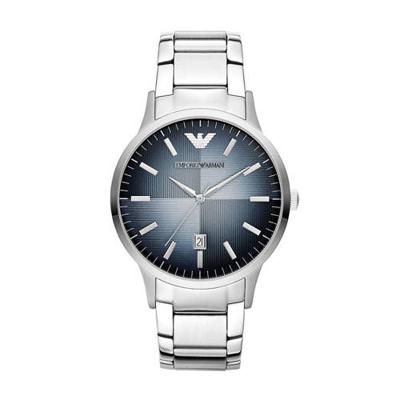 Emporio Armani horloge AR11182 Emporio Armani zilver Emporio Armani horloge AR11182 Emporio Armani zilver