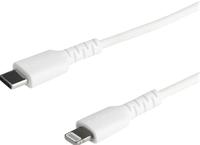 .com Premium USB-C naar Lightning Kabel 1m Wit - USB Type C naar Lightning Charge & Sync Oplaadkabel met Aramide Vezels - Apple MFi Gecertificeerd - iPad Air iPhone 12 (RUSBCLTMM1MW) - Lightning-kabel - Lightning male naar USB-C male - 1 m