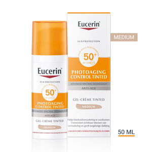 Eucerin Sun Photoaging Control Gel-Crème Getint Medium Anti-Age SPF50+ 50ml