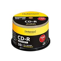 Intenso 1801125 CD-R onbewerkte 700MB 52x 50 spindel cakebox bedrukbaar